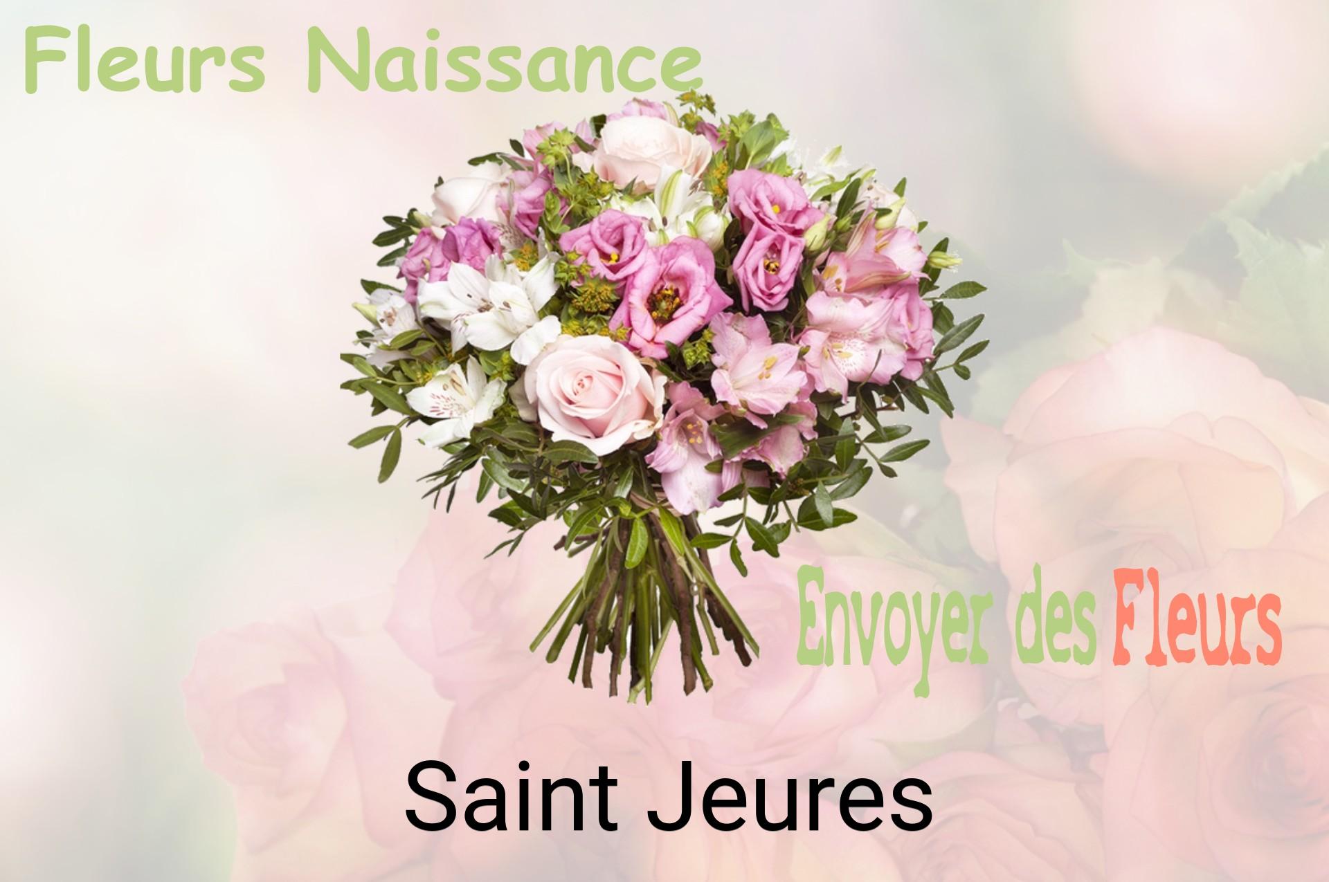 Bouquet de fleurs de naissance livré à Saint-Jeures